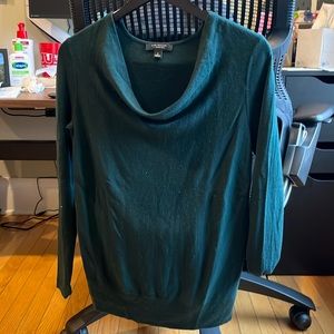 Ann Taylor Womens Merino Wool Green Sweater Size S